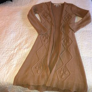 Max Studio long duster sweater